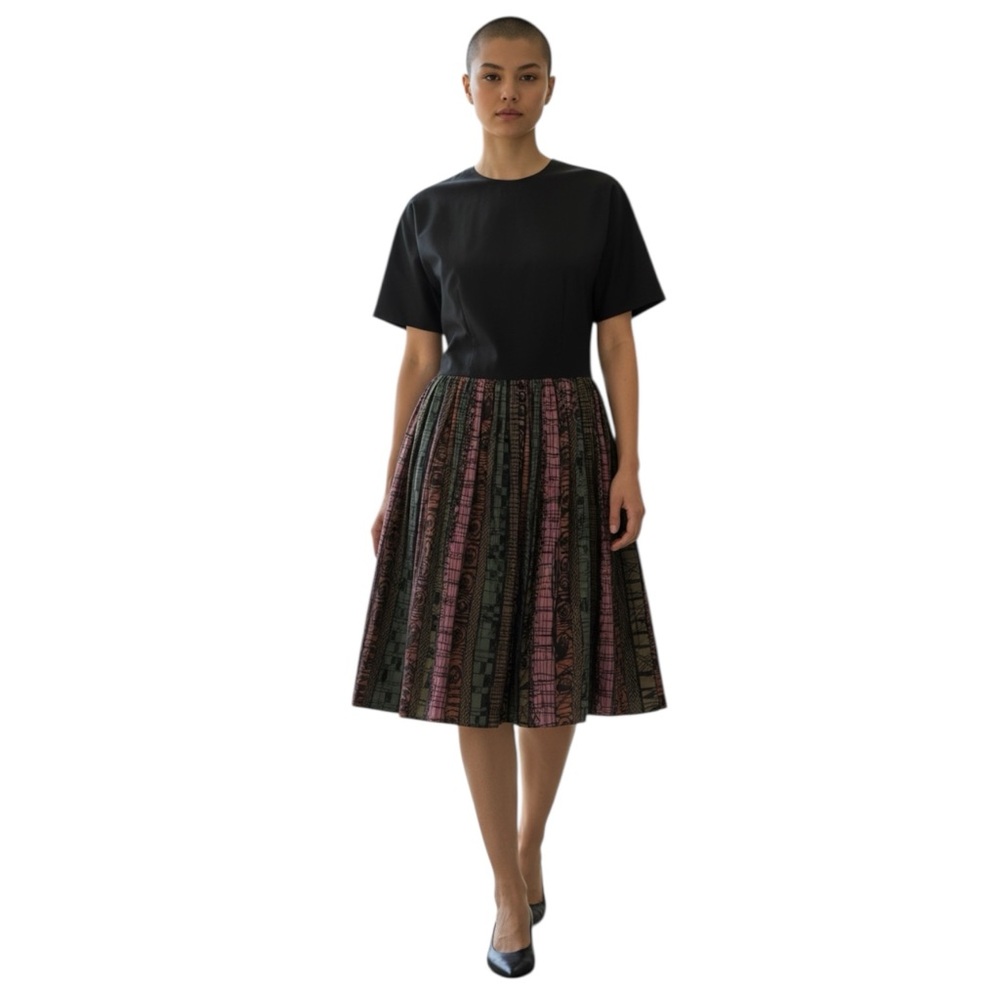 Vintage Parkland Dallas 1950’s Fit and Flare Pleated Dress size 12